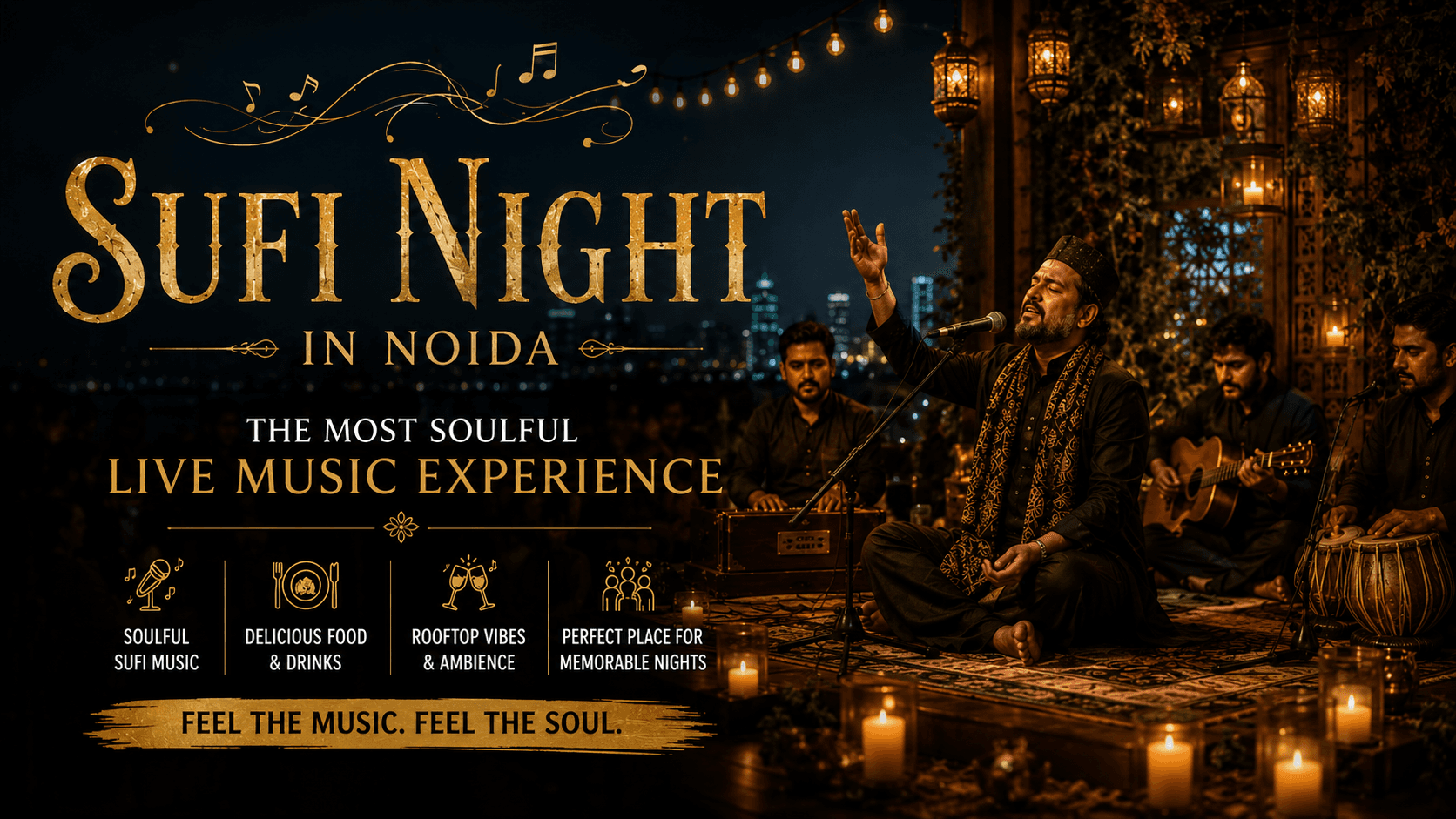 Sufi Night in Noida: The Most Soulful Live Music Experience at Ministry of Daru