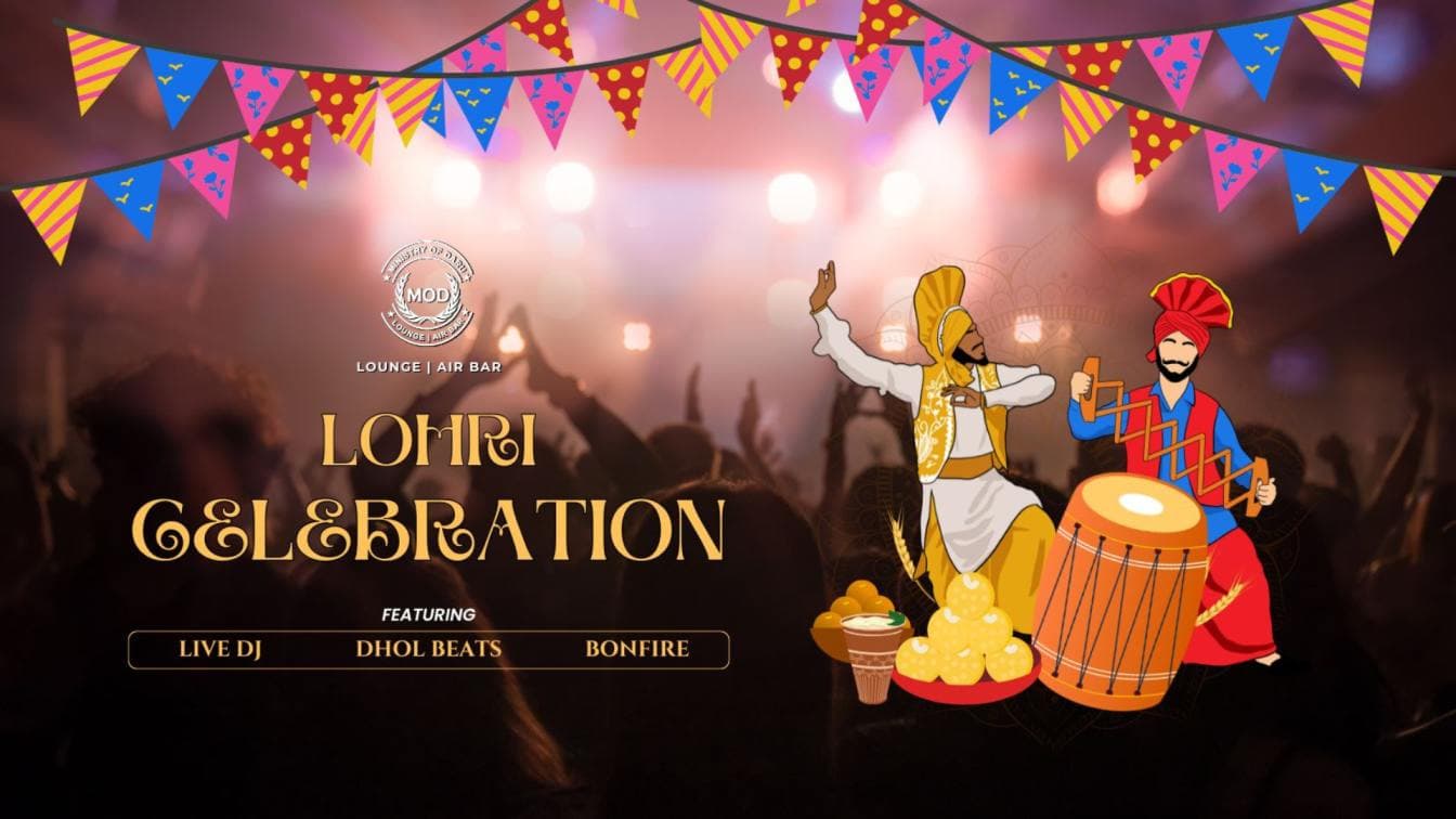 Lohri Party in Noida 2026 with Punjabi Dhol, Live DJ and Bonfire Vibes