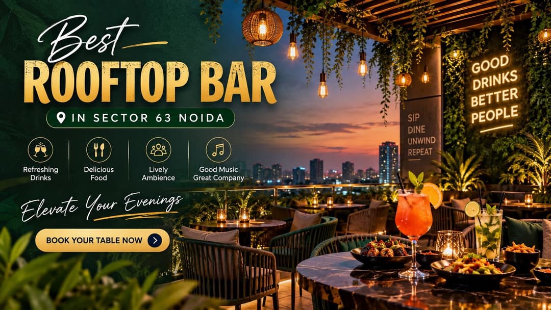 Best Rooftop Bar in Sector 63 Noida